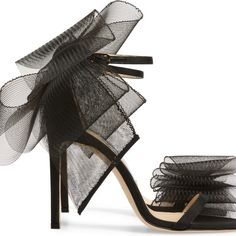 Stunning Exquisite, Extravagant, Elegant. Our Asymmetrical Aveline Sandals Are Crafted In Italy From Black Grosgrain And Decorated With Two Oversized Bows That Are Intricately Woven, Hand Tied And Sewn On For A Dramatic Finish. The Stiletto Heel And Ankle Strap With Side Buckle Fastening Make For A Standout Silhouette That Will Elevate Ensembles Worn For Special Occasions. Asymmetric Mesh Fascinator Bows Ankle Fastening Open Toe Leather Lined Heel Height Measures: 100mm/3.9 Inches Made In Italy Designer Fitted Sandals For Parties, Designer Summer Wedding Heels, Elegant Sandals With Wrapped Heel For Cocktail, Designer Fitted Sandals For Cocktail, Elegant Sandals With Wrapped Heel For Evening, Designer Evening Sandals, Elegant Evening Sandals With Wrapped Heel, Designer Fitted Evening Sandals, Elegant Fitted Sandals For Event