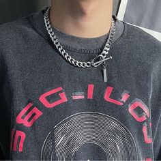 This Is One Of The Most Popular And Trendy Necklace. Simple, Cool, Hip-Hop Style, It’s Popular Among Hip-Hop Fans And Fashion Cool Boys. Chic Piece Matches Well With All Your Formal And Causal Attires. Style Your Look Effortlessly. Necklace Made Of Titanium Steel, Necklace Length: 19.0", Chain Width: 6 Mm, Weight: 46g(2.2oz). Perfect Gifts: This Necklace Is Suitable For Most Occasions To Adds A Charm. It’s An Ideal Gift Choice For Friends, Families Or Yourself. Great Gift To Surprise Them On Fat Cool Boys, Chain Necklace For Men, Hip Hop Necklace, Trendy Necklace, Woman Personality, Necklace Simple, Link Chain Necklace, Trendy Necklaces, Mens Accessories Jewelry