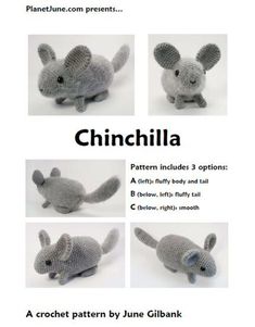 the instructions for crocheted stuffed animals are shown