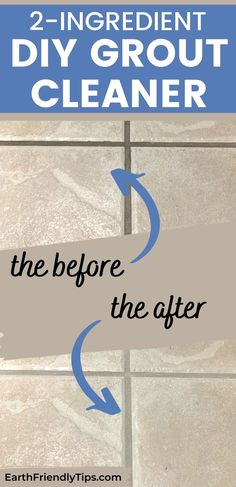 two ingredient diy grout cleaner is the best way to clean your tile floors