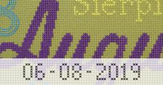 a cross stitch pattern with the words,'happy new year'and an image of a