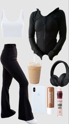 Cute Back To School Outfits, Back To School Outfits For Teens, Gymwear Outfits, Fitness Wear Outfits, Smink Inspiration, Gym Outfits, Outfit Inspo Casual, Cute Lazy Day Outfits, Cute Outfits For School