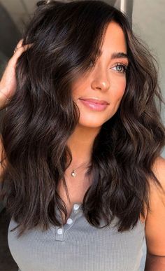 Best Hair Colours To Look Younger : Chocolate Mocha Medium Length Hair Color For Green Eyes, The Best Hair Color, Rich Brown Hair, Cool Blonde Hair Colour, Hair Colour For Green Eyes, Best Hair Color