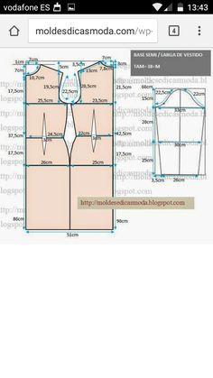 an image of a sewing pattern on the app