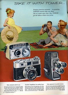 an advertisement for the polaroid camera