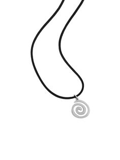 PRICES MAY VARY. Bold and black aesthetic, this sprial necklace has the perfect touch to elevate your grunge whimisgoth energy Almost choker style, 16.5" length, black suede cord, zinc alloy spiral twirl pendant, adjustable fit with lobster clasp Go-to style jewelries, you can wear it for any occasions as you want from daily basis, formal meeting, summer vacation to evening event, beach party,... This year grunge has made the way back to mainstream! The 90s and 2000s will still remain. Grunge in Black Spiral Necklace For Gift, Spiral Black Necklace As A Gift, Black Spiral Necklace As A Gift, Black Metal Edgy Necklace, Adjustable Black Spiral Necklace, Black Adjustable Spiral Necklace, Punk Rock Aesthetic, Black Cord Necklace Pendants, Punk Black Necklace With Heart Pendant