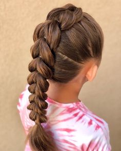 Beautiful pull-through braid on long brown kid hair. Explore the different types of braids like never before! From classic 3-strand braids to exotic fishtail braids, there's a style that’s perfect for every occasion. Let's delve into the fantastic realm of braiding and find your next favorite hairstyle today! #braids #hairinspo Cute Braids For Kids, Different Types Of Braids, Girls Braided Hairstyles Kids, Brown Kid, Different Braid Styles, Braid Styles For Girls, Wedding Hairstyle Ideas, Fishtail Braid Hairstyles, Awesome Hairstyles