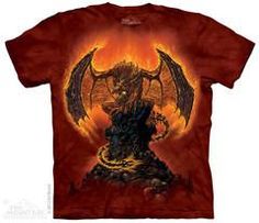 Short Sleeve Dragon T-Shirt Harbinger of Fire Fire Dragon, Modern Fit, The Mountain, Fashion Games, Tank Shirt, Cotton Shirt, Hoodie Shirt, Classic T Shirts, Going Out