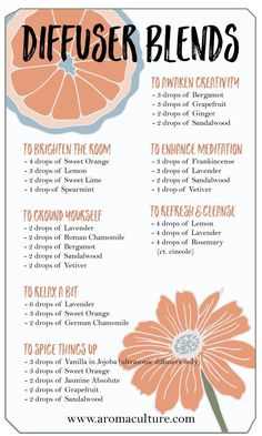 Diffuser Blends to Brighten Your Space — essential oil recipes Essential Oils For Babies, Essential Oil Combinations, Doterra Essential Oils Recipes, Essential Oil Diffuser Blends Recipes, Young Living Essential Oils Recipes, Essential Oils Guide, Essential Oil Diffuser Recipes, Oil Diffuser Recipes, Essential Oil Blends Recipes