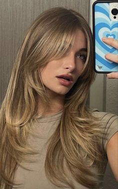 Long Straight Hair With Bangs And Layers, Grad Hair, Haircut Selfie, Photo Hijab, Cute Hairstyle, Bangs With Medium Hair, Hijab Girl