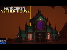 an image of a computer game with the words nether house