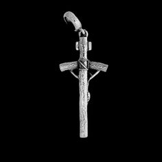 This beautiful Catholic silver cross is the perfect representation of your faith. Perfectly crafted, it is a must-have for all Catholics. Let it serve as a reminder of your beliefs. Sterling silverPendant: 61 x 23 mmBail size: 7.5 x 5.5 mmPlease note: pendant only; chain sold separatelyShown with: ROUND BOX SILVER CHAIN (2.6 MM) Processing time 1-3 business days Silver Crucifix Necklace With Polished Finish, Spiritual White Gold Crucifix Cross Necklace, Spiritual White Gold Crucifix Necklace, White Gold Crucifix Necklace Spiritual Style, White Gold Crucifix Necklace, White Gold Polished Cross Charms, Silver Symbolic Cross Necklace, Spiritual Polished Cross Jewelry And Charms, Sterling Silver Cross Charms With Polished Finish