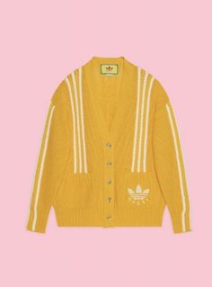 Cardigan Adidas, Gucci Cardigan, Adidas X Gucci, Gucci X Adidas, Designer Sportswear, Gucci Store, Adidas Outfit, Adidas X, Sportswear Brand