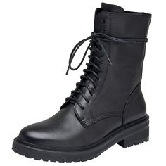 Combat Shoes, Womens Biker Boots, Military Boots, Classic Boots, Biker Boots, Pig Skin, Mid Calf, Casual Boots, Lace Up Boots