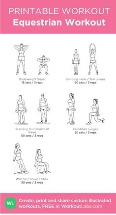 the printable workout guide for women