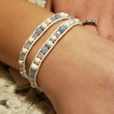 Double Wrap Bracelet, Layered Chokers, Go With The Flow, Coconut Shell, Women Artisans, Crystal Quartz, Cotton Cord, High Quality Jewelry, Fashion Bracelets