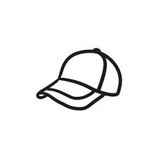 Simple Hat Drawing, Cap Logo Design, Hat Outline, Hat Sketch, Cap Illustration, Icon Illustrations, Cap Tattoo, Jockey Hat