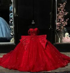 Ruby Red Sparkly Princess Quinceanera Dresses 2024 Gillter Off Shoulder Floral Applique Corset vestidos de 15 quinceañera 2024 Red Sweet 16 Dresses, Applique Corset, Princess Quinceanera Dresses, Quinceanera Dresses Red, Xv Dresses, Quinceanera Themes Dresses, Mexican Quinceanera Dresses, Red Quinceanera Dresses, Quinceñera Dresses