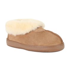 "An easy to slip on and off slipper with a non-marking, side-stitched rubber sole. Upper part can be folded down to reveal fluffy inner or can be left sitting straight up to warm those ankles. Made in New Zealand using premium grade, twin face sheepskin. This product is manufactured in Auckland, New Zealand by highly skilled craftsmen. \"Warm in winter, Cool in Summer.\" Sheepskin is a breathable material that will naturally keep you warm during winter without trapping moisture in. It also helps Winter Cool, Side Stitch, Woven Shoes, Sheepskin Slippers, Auckland New Zealand, Double Face, Auckland, In Summer, Slide Slipper