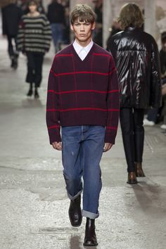 Dries Van Noten - Fall 2017 Menswear Modern Mens Fashion, Men's Knitwear, Mens Fall