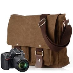 Canvas Camera Bag Crossbody bag Shoulder Camera Bag SLR Camera Bag Messsenger Bag Briefcase Casual Commuter Bag For Gift Shipping We ship worldwide the USPS takes about 15 days around. Also you can choose a express shipping,it takes about 3-7 days. Payment: We accept payment by PayPal and credit card. If you would like paid by credit card,please choose payment by PayPal and then follow the guide. PayPal allows payment by credit card. Return policy: We accept return in 7 days after delivery. Womens Messenger Bag, Photography Bags, Bag For Travel, Commuter Bag, Linnet, Mirrorless Camera, Vintage Canvas, Slr Camera, Shoulder Messenger Bag