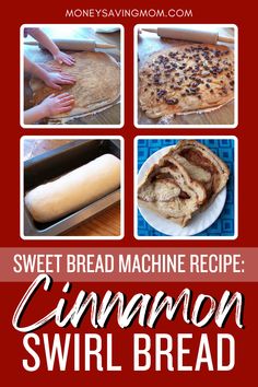 sweet bread machine recipe cinnamon swirl bread with instructions to make it in the microwave or on the stove