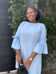 Simple Office Gowns Work Outfits, Simple Classy Gowns Style, Nice Maternity Outfits, Simple Crepe Gown Styles, Chiffon Office Gowns For Women, Simple Crepe Short Gown Styles, English Wears Short Gown, Crepe Short Gown Style In Nigeria, Office Wears Short Gown