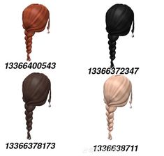 Bloxburg Brown Braided Hair Codes, Berry Avenue Codes Brown Hair Bun, Roblox Braid Hair Codes, Bloxburg Hair Codes Braids, Bloxburg Hair Codes Black Braids, Brookhaven Outfit Codes Hair Black, Berry Ave Braid Hair Codes, Braid Hair Codes For Berry Ave, Bloxburg Braided Hair Codes