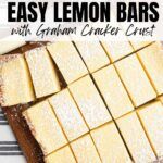 easy lemon bars with graham creme crust