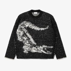 Lacoste Jumper, Streetwear Mode, Fashion Media, High Street Fashion, Clothing Pieces, Embroidered Sweater, High Fashion Street Style, Sweaters Knitwear, 2024 Collection