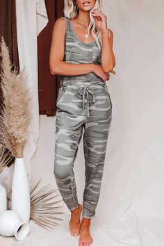 Karlidress Camouflage Straps One Piece Jumpsuits P12450 Go Your Own Way, Grey Camo, Camo Print, Cotton Style, Fashion Online Shop, Camouflage, Jumpsuit Romper, Camo, Jumpsuit