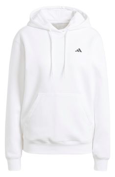 A bit of embroidered mountain branding marks a classic hoodie cut from a soft cotton blend and equipped with a spacious kangaroo pocket. Drawstring hood Kangaroo pocket 70% cotton, 30% recycled polyester Machine wash, tumble dry Imported Mountain Branding, Nordstrom Store, Kangaroo Pocket, Nordstrom Rack, Kangaroo, Cotton Blend, Nordstrom, Branding, Adidas