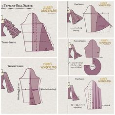 the instructions for how to make an origami dress with sleeves and collars