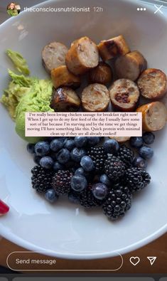 a white bowl filled with fruits and vegetables