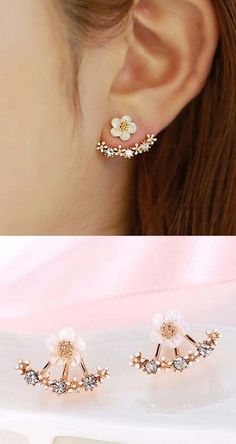 Tragus Piercing, India Jewelry, Mens Jewelry Bracelet, Jewelry Store, Flower Earrings, Different Types