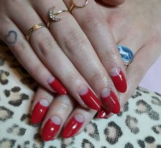 Vintage Dita Von Teese Half Moons Shellac Gel Nails Angel Islington London Shellac Gel Nails, Half Moon Manicure, Gel Nails Long, Half Moon Nails, Moon Manicure, Nails Shellac, Islington London, Half Moons, Retro Nails