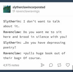 the tweet from ravenclaw on twitter that was posted to someone about it