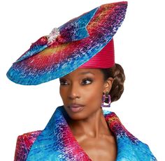 Donna Vinci 5815H Work For The Lord, Women Church, Church Hat, Trendy Hat, Elegant Hats, Chur, Most High, Church Hats, Rich Fabric