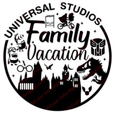 Universal Studios, Family Vacation Svg File Universal Logo Design, Universal Studios Orlando Trip, 2023 Vacation, Universal Trip, 10 Mayo, Scrapbook Fonts, Christmas Fonts Free, Vacation 2023, Universal Shirts