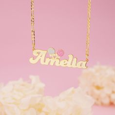 Material: Copper. Color: Gold. Chain Length: 14",16",18",20",22". Process: Gold Plated. Recipient: Women, Mom, Men, Wife, Girl Friend, Children. Product Type: Personalized Jewelry. Gift Type: Necklace. Occasions: Valentine's Day, Mother's Day, Christma,Birthday, etc. Necklace Type: Name Necklace. Brand: Silviax Jewelry. Item:  2023NE0419.               table { border-collapse: collapse; }         br { mso-data-placement: same-cell; }         tr { height: 21px; }         td { overflow: hidden; pa Trendy Personalized Charm Necklaces For Birthday, Trendy Personalized Charm Necklace For Birthday, Customizable Cute Gold Necklaces, Customizable Cute Gold Necklace, Cute Necklaces For Mother's Day Party, Customizable Trendy Necklace For Birthday, Trendy Customized Necklace For Birthday, Customizable Trendy Necklaces For Birthday, Trendy Personalized Necklace For Birthday