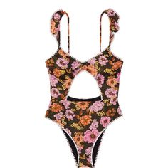 Questions? Leave A Comment Below! Victoria's Secret Summer Beachwear Bodysuit, Fitted Victoria's Secret Bodysuit For Summer, Victoria's Secret Stretch Bodysuit For Beach, Victoria's Secret Fitted Beach Bodysuit, Victoria's Secret Fitted Bodysuit For Spring, Ruffle Bathing Suit, Swimsuit Collection, Pink One Piece, Plunging One Piece Swimsuit