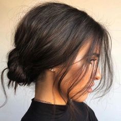 Prom Hairstyles For Short Hair, Low Bun, Prom Hairstyles, Hair Pictures, Grunge Hair, Hairstyles For Women, About Hair, Prom Hair