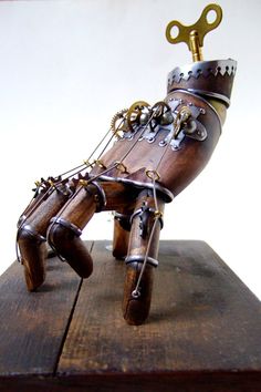 Steampunk Kunst, Moda Steampunk, Steampunk Gadgets, Mode Steampunk, Art Steampunk, Diesel Punk, Style Steampunk, Arte Robot, Punk Art