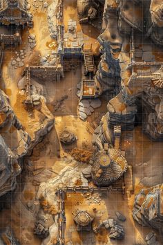 WHat's in these sands? Find out on your next D&D session. Desert City Map, Desert Battlemap, Dnd Desert, Desert Map, Desert City, Fantasy Map Making, Dnd World Map, Advanced Dungeons And Dragons, Map Making