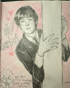 please no reposts🩷 Beatles Cartoon Art, Drawings Of Songs, The Beatles Style, Paul Mccartney Now, The Beatles Drawing Easy, The Beatles Doodles, Poster Ideas To Draw, Paul Mccartney Drawing, Paul Mccartney Aesthetic