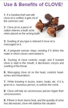 Benefits Of Cloves, Pregnancy Travel, Cloves Benefits, Strong Teeth, Remedies For Tooth Ache, Sick Remedies, Home Health Remedies, Care Home, Herbs For Health