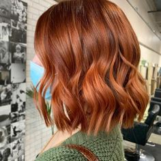 Copper Bob Hair, Red Hair Colour, Copper Bob, Red Bob Hair, Red Hair Looks, Hair Color Orange, Hair Color Auburn, Auburn Hair