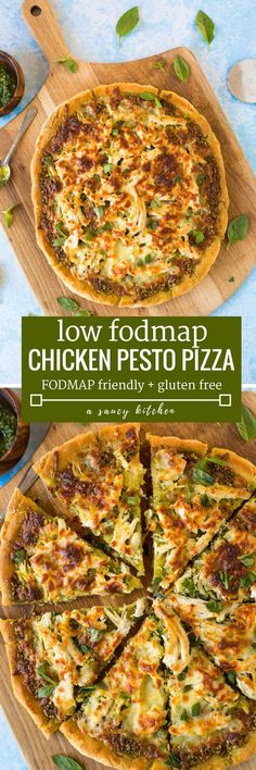 Chive Pesto, Chicken Pesto Pizza, Low Fodmap Dinner, Fodmap Dinner