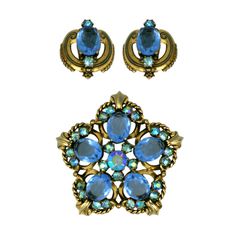 House of Schiaparelli - House of Schiaparelli Aqua and Aurora Suite, beautiful Schiaparelli Jewelry, Vintage Schiaparelli, Costume Jewelery, Elsa Schiaparelli, Jewelry Staples, French Jewelry, Miriam Haskell, Jewel Box, Royal Jewelry