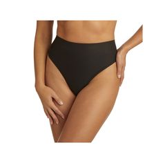 This firm control contemporary high waist thong from Naomi & Nicole Shapewear features a new lightweight, sleek fabric which feels great on your body. The no-sew comfy waistband won't dig in, stays in place, and creates a clean, flat look. Designed to be your everyday sleek essential. This firm control contemporary high waist thong from Naomi & Nicole Shapewear features a new lightweight, sleek fabric which feels great on your body. The no-sew comfy waistband won't dig in, stays in place, and cr Modern Black Smoothing Bottoms, Sleek Seamless Shaping Swimwear, Solid High-cut Leg Swimwear Shapewear, Solid High-cut Leg Shapewear Swimwear, Solid Color Shapewear Swimwear With High-cut Leg, Modern Black Seamless Bottoms, Solid Color High Waist Shapewear Swimwear, Sleek Solid High Cut Swimwear, Sleek Black Brief Bottoms